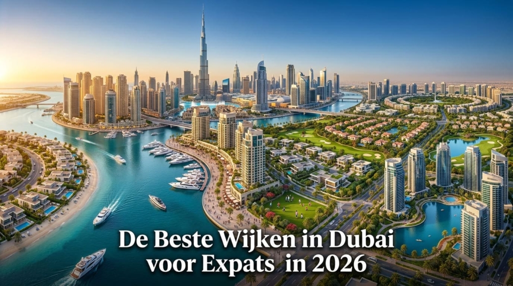 Beste wijken Dubai voor expats met skyline, Dubai Marina en moderne woonwijken