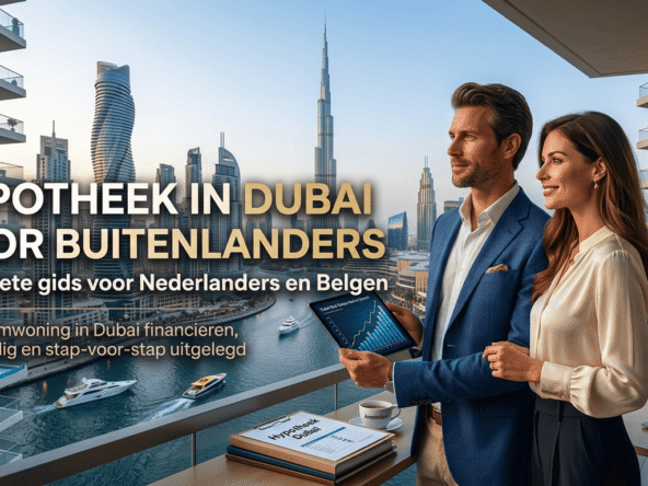 Hypotheek in Dubai voor buitenlanders: Nederlandse en Belgische kopers bespreken vastgoedfinanciering met een adviseur